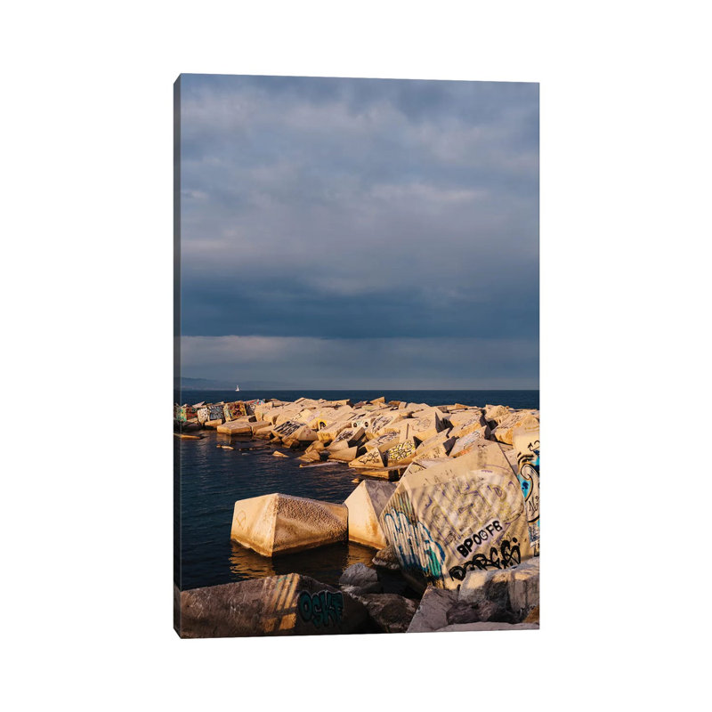 Barcelona Coast IV by Bethany Young - Print on Canvas, Wrapped Canvas, 45.72cm H x 30.48cm W x 1.91cm D