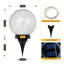 Natural Solar Powered Glass Flood Light Pack