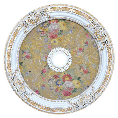 Floral Center Round Ceiling Medallion