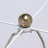 D15x26" Round Aluminum Sheet Gold Table Lamp with White Fabric Shade-161166366-194089107