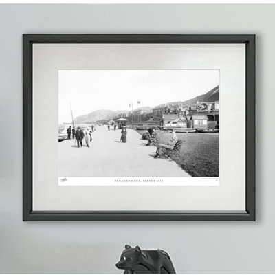 Penmaenmawr, Parade 1913 by Francis Frith - Single Picture Frame Print