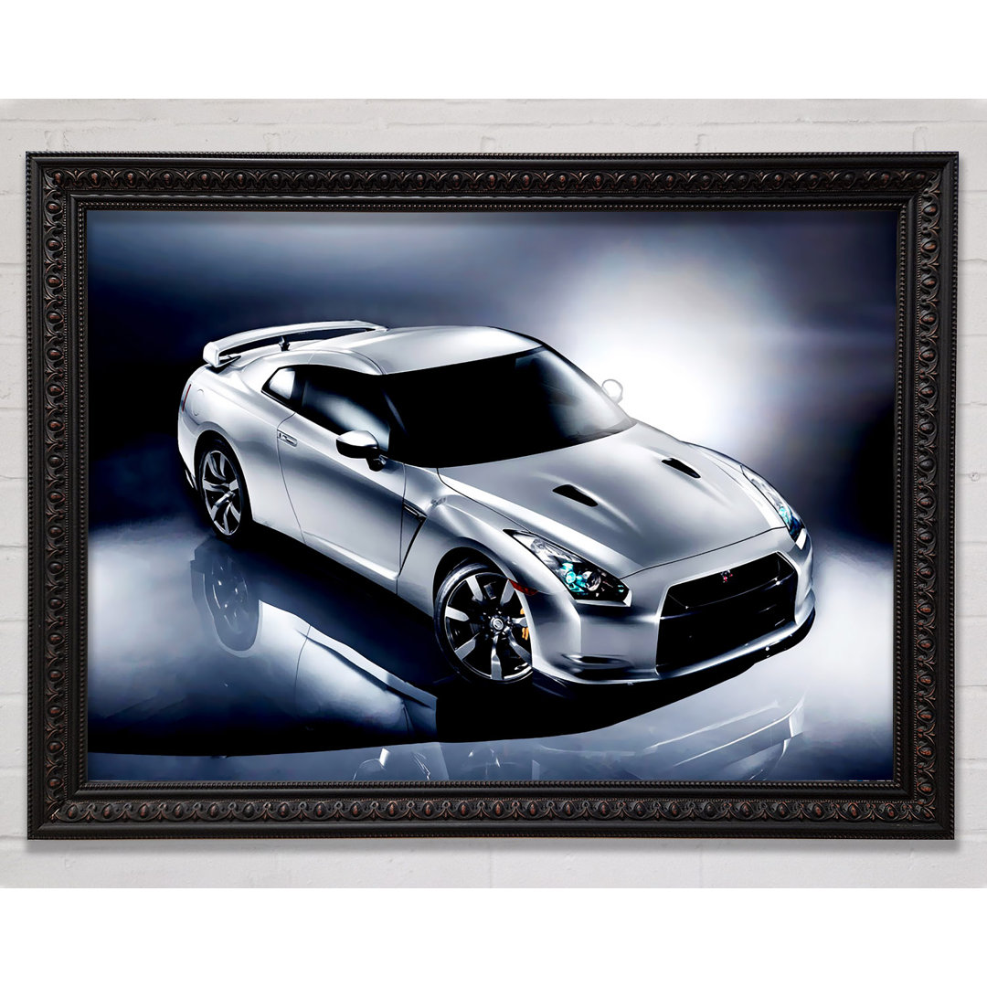 Nissan Skyline Silber - Einzelner Bilderrahmen Kunstdrucke