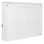 Grand lit escamotable mural et USB, blanc-129034582