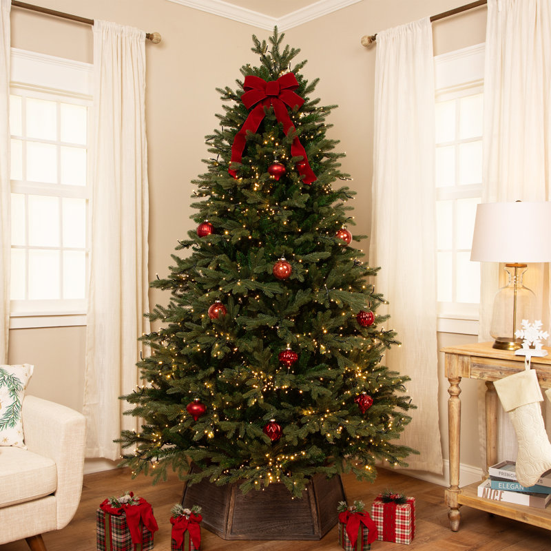 Real Touch Pre-Lit Grande Balsam Fir Artificial Christmas Tree - 7.5' Dual Color LED