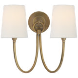 Thomas O'Brien Reed Double Sconce