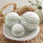 Neutral Modern Line Design Decorative Orb Set of 3-1674155644