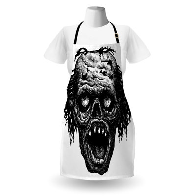 Halloween No Pattern Bib Apron