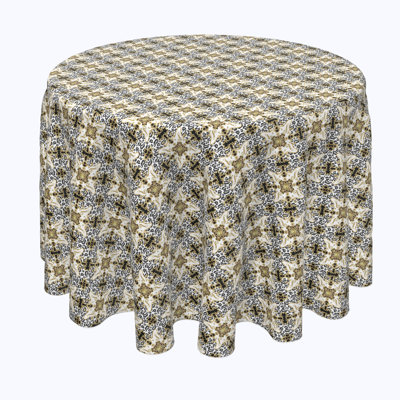 Ischia Geometric Round Tablecloth