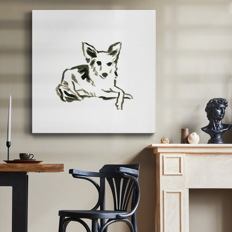 Toile tendue Canine Cameo VI-Premium Gallery - prête à être accrochée
