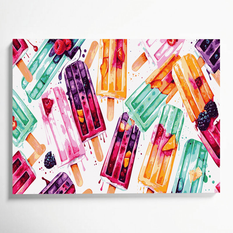 Art mural sur toile Desserts, H 11 po x l 14 po