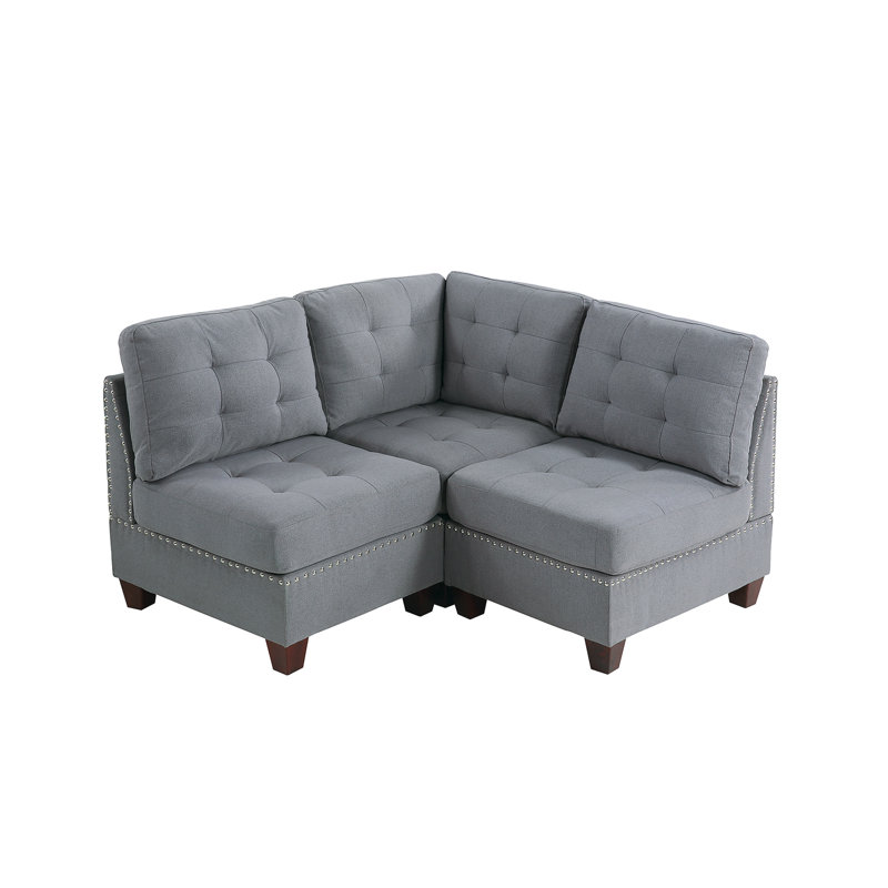 ENSEMBLE MODULAIRE - 3 pièces en gris