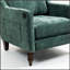 Fauteuil en chenille Accent