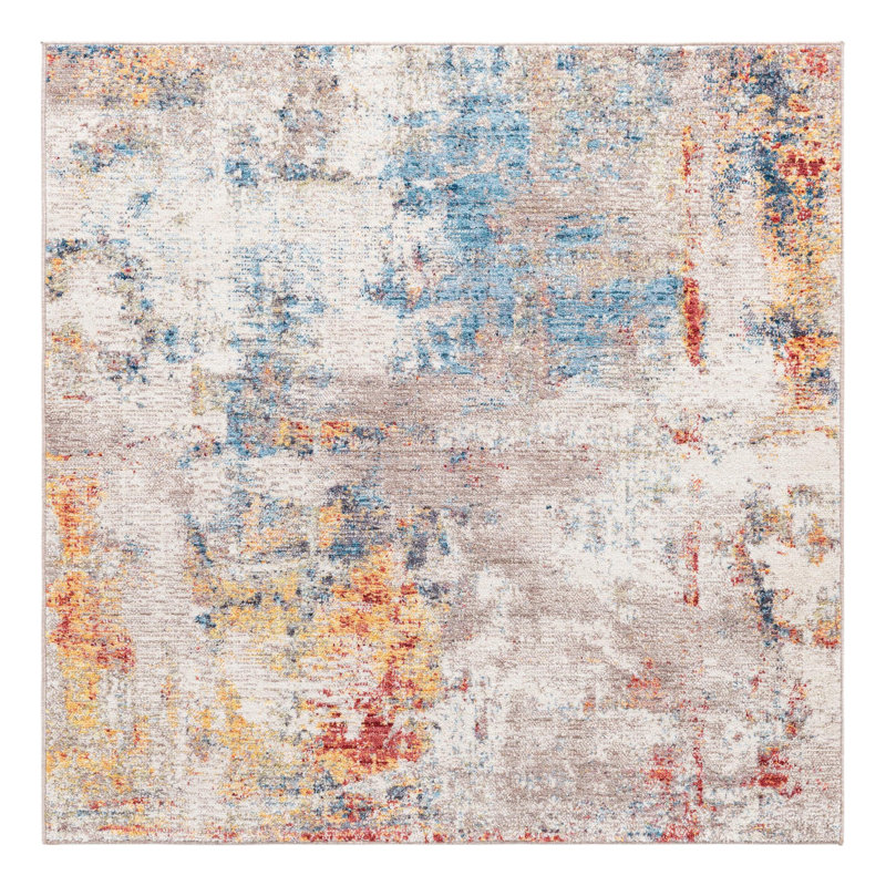 Beaulieu Abstract Indoor Rug, Square 5'