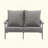 Patio Sofa Outdoor Loveseat Sofa 2-Seater