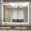 Miroir de salle de bain mural à DEL sans cadre à intensité variable-1078692135