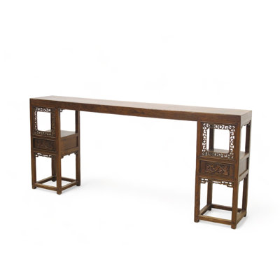 Console de bureau antique Qing