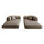 Canapé à compression de 78,8 po, canapé-lit convertible au sol avec accoudoirs avec dossier coussiné, canapé-lit futon confortable, canapé modulaire sans dossier Loveseat, tissu velours côtelé, pour le salon, la chambre à coucher-2019780917
