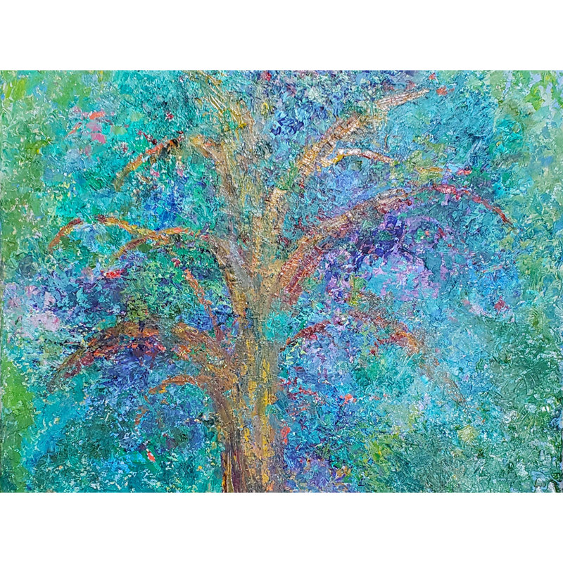 Tree Print by Marsha Heller, 25.25" H x 31.25" W x 0.875" D