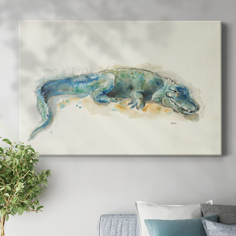 Toile tendue Alligator-Gallery, H 24 po x l 36 po