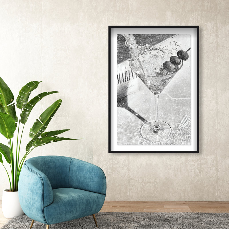 Chill Time II Shadowbox Food & Beverages Print by Oliver Gal, Black Frame, 10 x 15, 46.5"H x 31.5"W, Black Shadowbox