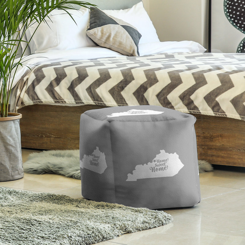 Repose-pieds à cubes louisville the home, Gris