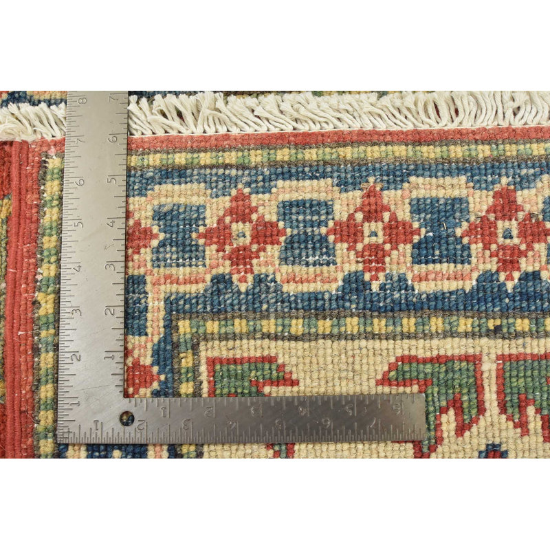 Tapis rouge nouvel âge en laine 8 pi x 10 pi 11 po Gurutz