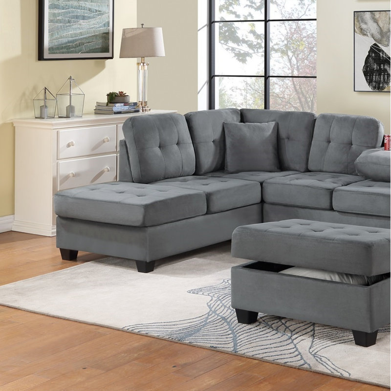 Canapé modulaire réversible 3 pièces