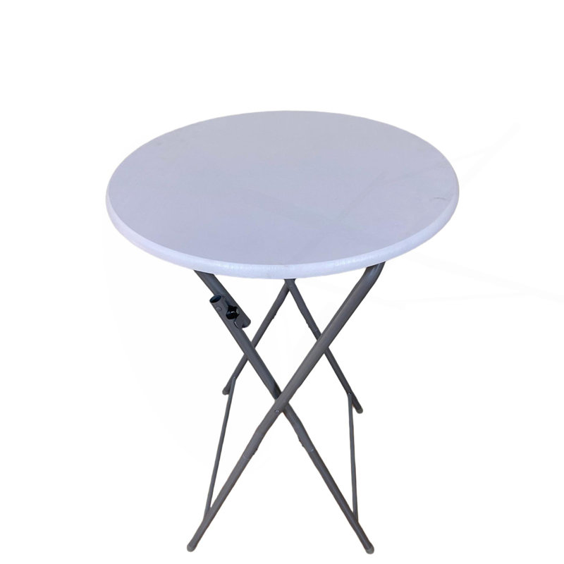 Ensemble de 2 tables de bar pliantes