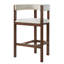 Tabourets de bar rembourrés Marlow Mid-Century-124279735