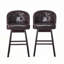 Tabouret de bar pivotant à 360 degrés