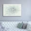 Toile épique Graffiti «Watercolor Wanderlust London Mint» par Laura Marshall, art mural 60 po x 40 po