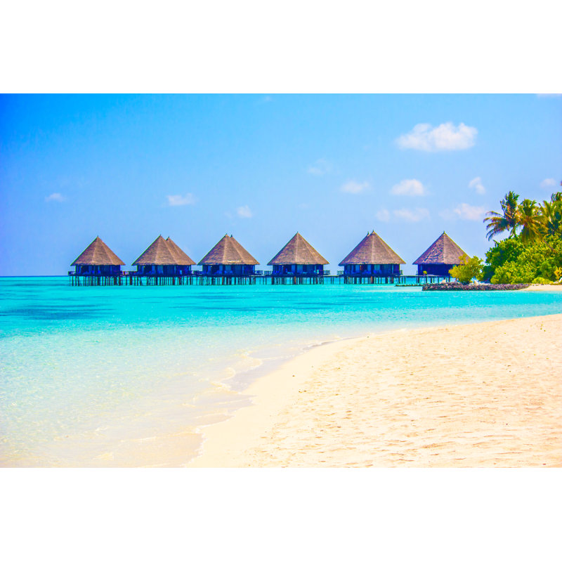 Tahiti, French Polynesia par Atanasbozhikovnasko - Photographie de toile tendue, L 18 po x H 12 po