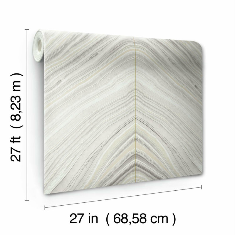 Papier peint Onyx Strata, Beige