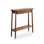 Black Walnut Color Solid Wood Rectangular Console Table
