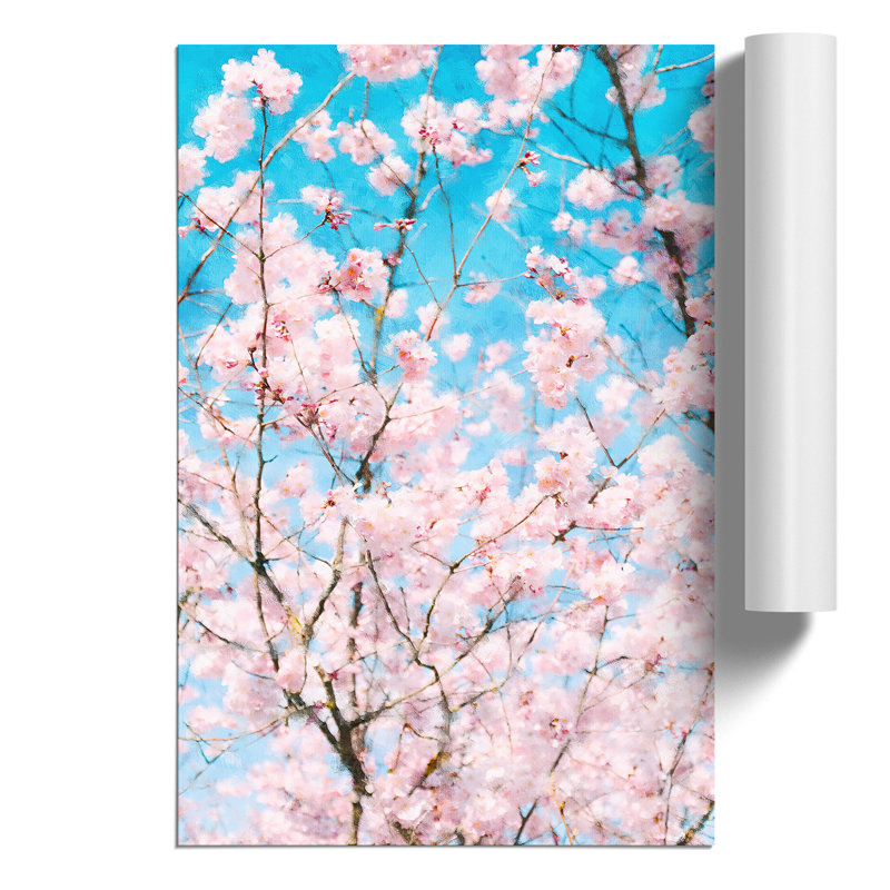 Branches Of A Cherry Blossom - No Frame Print, 30cm H x 21cm W x 0.1cm D