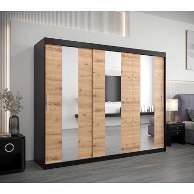 Ayran 3 Door Manufactured Wood Wardrobe