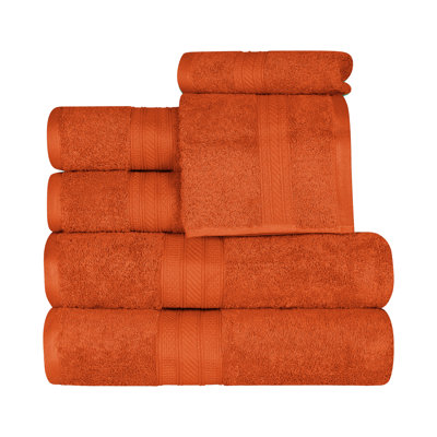 Glenlee 700GSM Long Staple Combed Cotton 6-Piece Towel Set