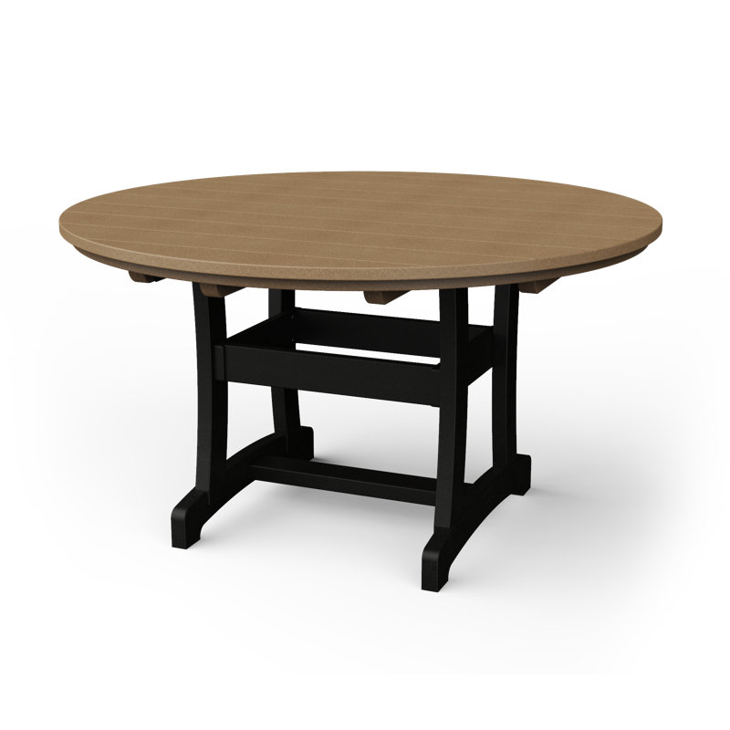 Table de salle à manger Stella, Noir, H 54 po x l 54 po x P 54 po