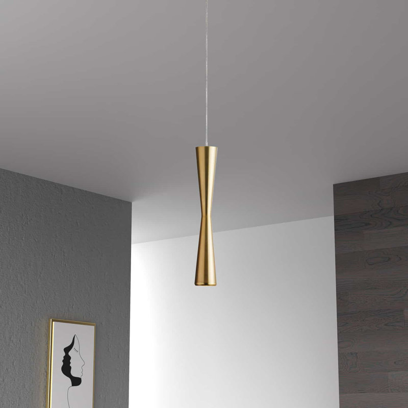 Wakeland 1 - Light LED Single Pendant, Bronze
