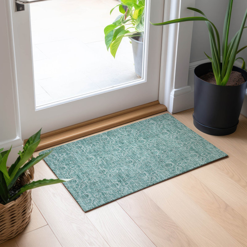Tapis intérieur / extérieur Fentress avec envers antidérapant, Rectangle 1 pi 8 po x 2 pi 6 po