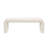 Boucle Waterfall Bench Cream 52"W-2143051459