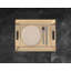 Plateau de service et napperon convertible 2-en-1 Freeform, plateau en similicuir de qualité supérieure - plateau repose-pieds, plateau de canapé et plateau pour genoux avec poignées, plateau réversible - champagne et bronze, 4 pièces-1583432114-1600884436