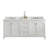 Bernardo Queen 72" Sink Carrara Quartz Countertop Bath Vanity with Faucet-83252363-83253109