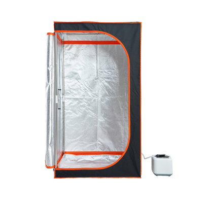 Portable Steam Sauna Tent Full Size with 1000W Heater, Personal Home Spa Detox Kit with Floor Mat & Remote Control