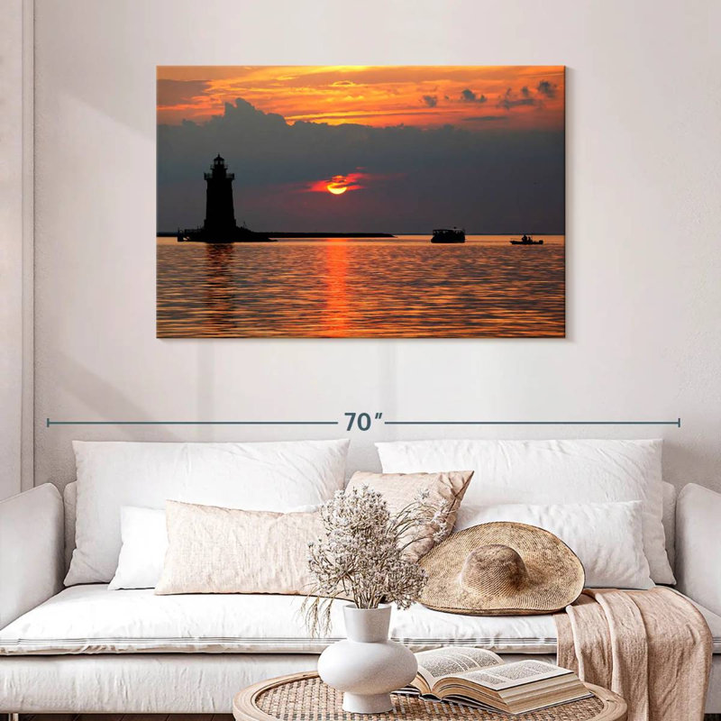 Cape henlopen lighthouse Aletra, H 30 po x l 45 po