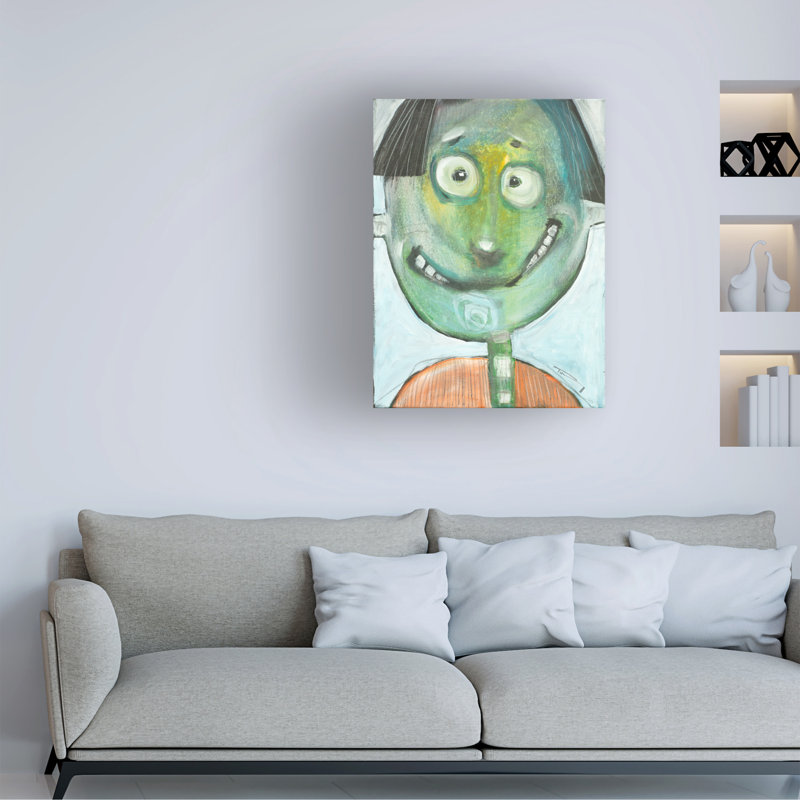 Art sur toile, bol, Tim Nyberg, H 14 po x l 19 po