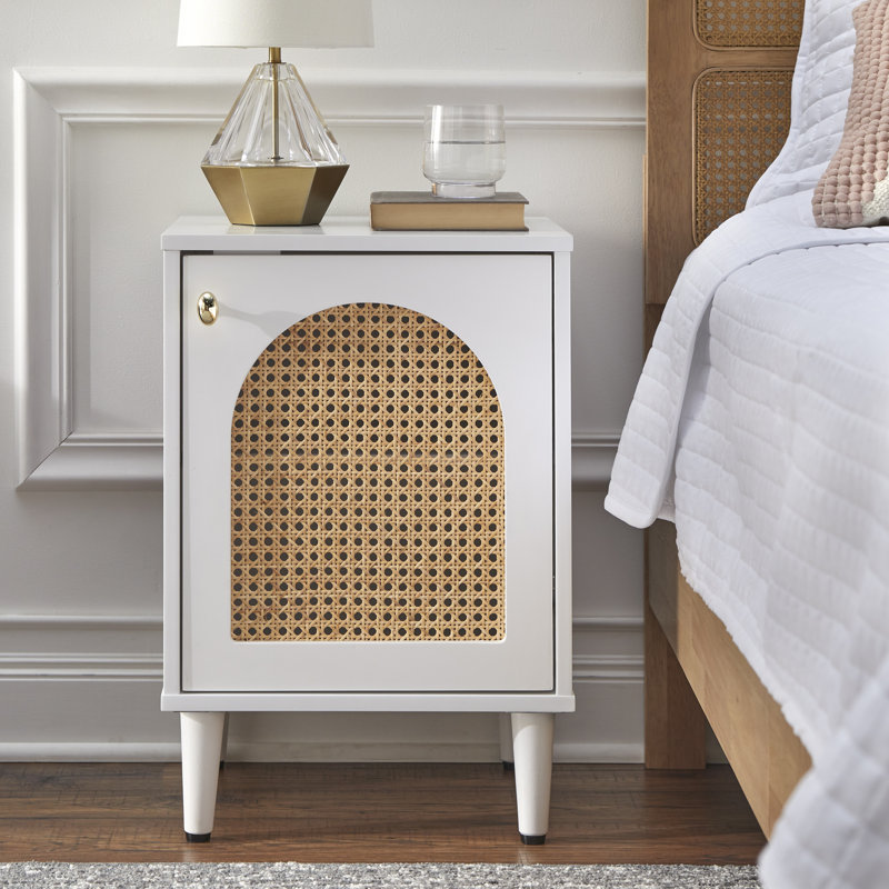  Cortavious Nightstand, White