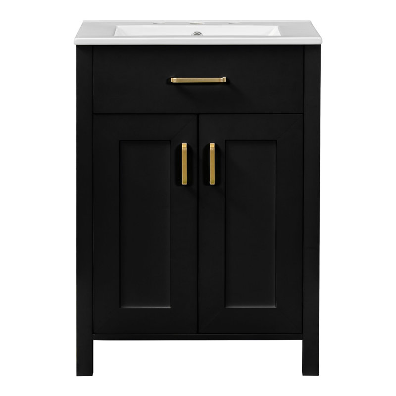 Meuble-lavabo 24 po avec lavabo en céramique