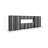 Bold Series 14 Pieces 76.75" H x 216" W x 18" D Garage Storage Cabinet Set-33399340-33399342