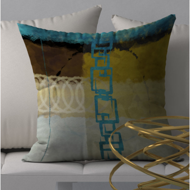 Housse de coussin décoratif carrée Genius plus, H 18 po x l 18 po